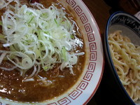 「【7月限定つけ麺】ネギ味噌つけ麺 ￥880」@ラーメンアキラの写真