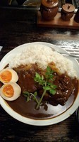 「タンカレー(煮玉子付き)　1300円」@牡舌亭の写真