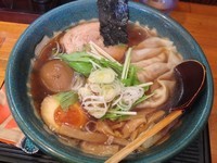 「ワンタンメン＋煮玉子（￥850＋￥100）」@支那そば やまいちの写真