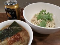 「つけめん750円＋カレーに変更50円＋缶ビール」@Trigo(トリーゴ)の写真