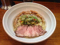 「【夏の冷やしの陣 第一弾】いりこを効かせた冷やし塩だしそば」@はりけんラーメンの写真