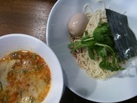 「担担つけ麺  ８５０円 ＋ 半熟味玉 １００円」@創作麺工房 鳴龍の写真