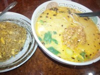 「タンタン麺セット （＠７００円）」@上海亭 五反野本店の写真