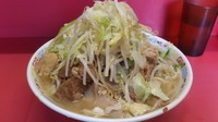 「大ラーメンダブル豚 950円ニンニク・ヤサイ・アブラ・薄め」@ラーメン二郎 ひばりヶ丘駅前店の写真