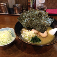 「のりラーメン700円＋ネギ増し100円」@しょうゆのおがわや 橋本店の写真