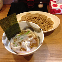 「赤城鶏つけ麺」@らーめん マル汁屋の写真