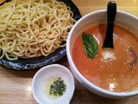 「トマトつけ麺（限定）　780円」@つけ麺 ががちゃいの写真