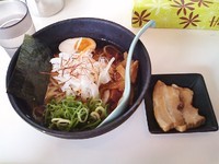 「限定　冷やしらーめん+チャーハンセット」@熱血らーめん 遊びじゃネェんだよ!の写真