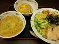 「塩麹つけ麺セット　（＠７８０円）」@日高屋 浦和東口店の写真
