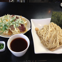 「牛骨スープの天ざる中華」@牛骨らぁ麺 マタドール 本店の写真