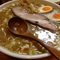 「らーめん 大盛 煮卵」@麺 髙はしの写真
