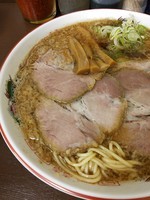 「背あぶら濃厚魚介中華　大￥700」@なかた屋の写真