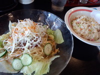 「冷し担担麺チャーハンセット892円」@幸楽苑 戸田店の写真