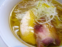 「熟成淡麗麺」@鶏湯ラーメン ばふ。の写真