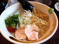 「冷やし白湯そば」@濃厚鶏そば たけいちの写真