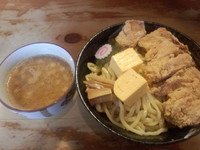 「k麺の親子盛りSP」@極太濁流ラーメン ら・けいこ 東片端店の写真