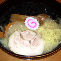 「岩のりらーめん（塩）¥800＋半ライス¥100」@麺処 とらたまの写真