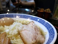 「塩煮干+煮たまご」@やましょう中華蕎麦の写真