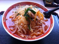 「辛いタンメン」@あぢとみ食堂の写真