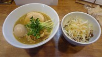 「味玉煮干そば（780円）＋チャーシュー葱丼（250円）」@煮干しそば 虎空の写真
