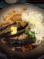 「揚げ茄子おろし390円」@小諸そば 神田北口店の写真