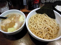「つけ麺（大）+味玉」@めん屋 いなば 四谷店の写真