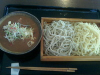 「山形つけえびそば二色盛1200円」@山形 翁の写真