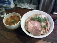 「特製辛海老つけ麺」@新宿 モモンガの写真