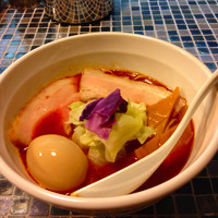 「味玉海老リッチらーめん 850円」@らーめん 五ノ神製作所の写真