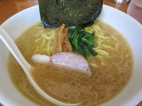 「味濱家ラーメン太麺680円」@横浜ラーメン 味濱家の写真