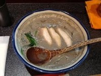 「麺魚三」@烈志笑魚油 麺香房 三くの写真