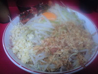 「小豚（750円）＋汁なし（80円）」@ラーメン二郎 湘南藤沢店の写真