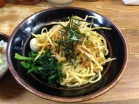 「ネギ油そば並（750円）」@横浜家系ラーメン らっち家の写真