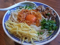 「爆弾まぜそば　７００円」@景勝軒 栃木総本店の写真