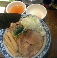 「3号まぜそば＋ネギ」@ラーメン 雷鳥の写真