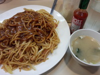 「カレースパゲッティー700円」@むさしやの写真