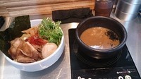 「部長つけ麺 大盛無料280g ￥950」@鶏男 のり輔の写真