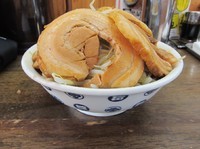 「雷豚そば中盛（９００円）」@雷 北松戸本店の写真