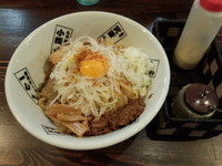 「汁なしそば大盛850円」@麺や 蒼 AOIの写真