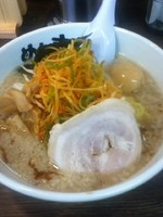 「辛ねぎラーメン（中）」@屋台らーめん めん吉 新松戸店の写真