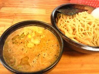 「みそつけめん」@こってりらーめん なりたけ 本八幡店の写真