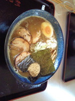 「こってりチャーシュー麺」@朝日屋の写真