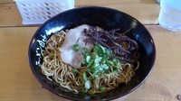 「汁なし　ソース(麺硬め)」@ラーメン自由人の写真