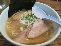 「鶏清湯の自家製麺　＋替玉　※恥ずかしながら鶏チャ抜き」@めんごころ なつの写真