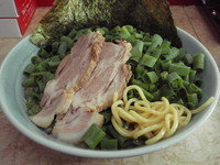 「青ネギラーメン（並）＋半ライス　【800円＋100円】」@横浜寺田家ラーメン 白井店の写真