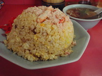 「カニ入りチャーハン＋大盛り　【800円＋100円】」@中華 五番の写真