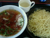 「つけ麺しょうゆ味１・５玉７５０円」@のむぎの写真