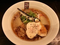 「冷やし煮干しらーめん（夏季限定）￥750」@煮干しらーめん 玉五郎 京橋店の写真