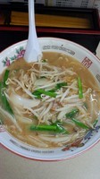 「味噌ラーメン＋半チャーハン　800円」@手もみラーメン 福すいの写真