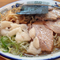 「中華そば 脂ぽく こいくち 身入り」@ケンチャンラーメン 山形の写真